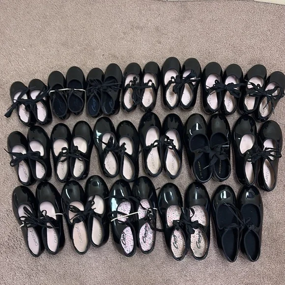 Capezio Tie Tap Shoes - Picture 2 of 2